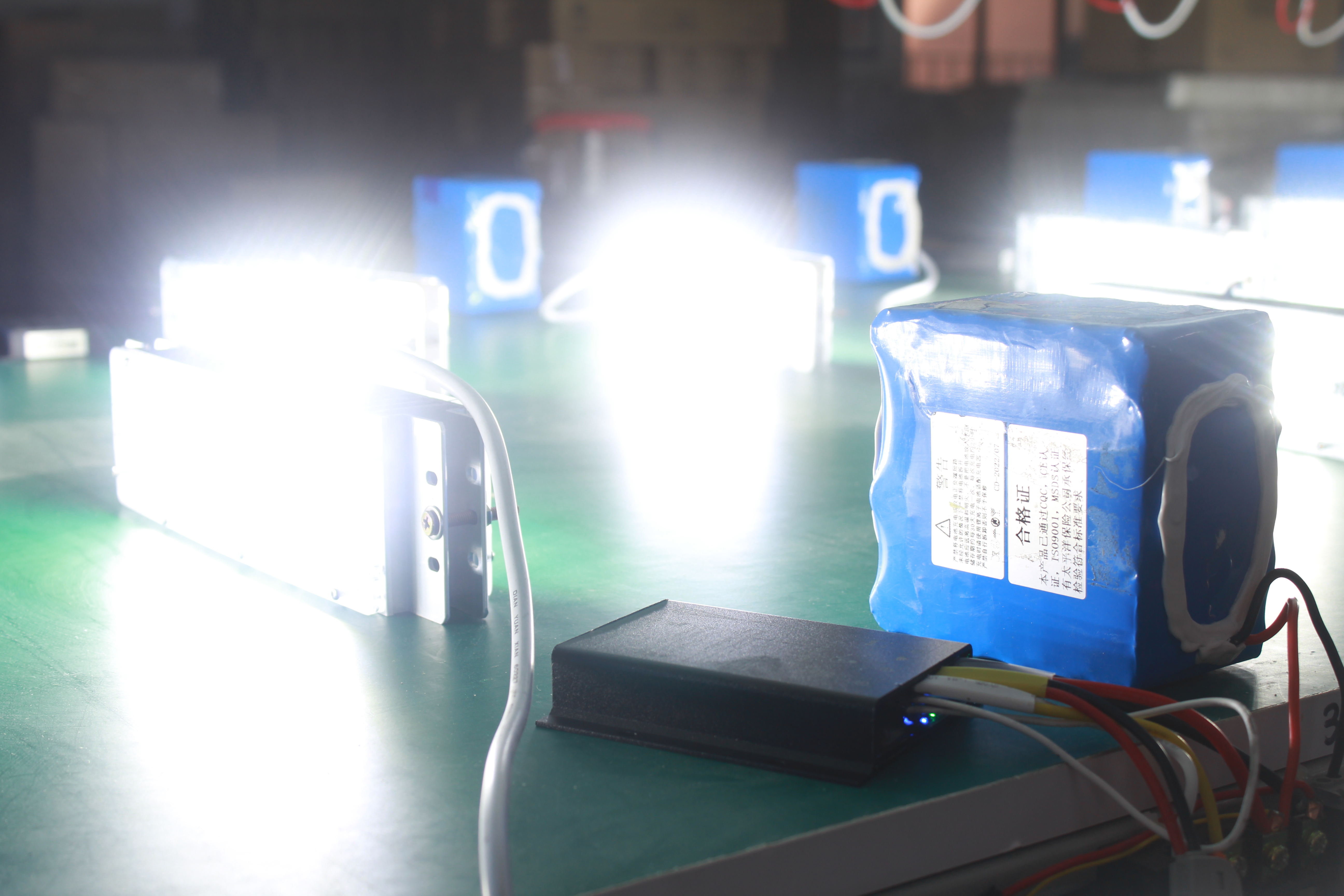 Lamp bead aging detection