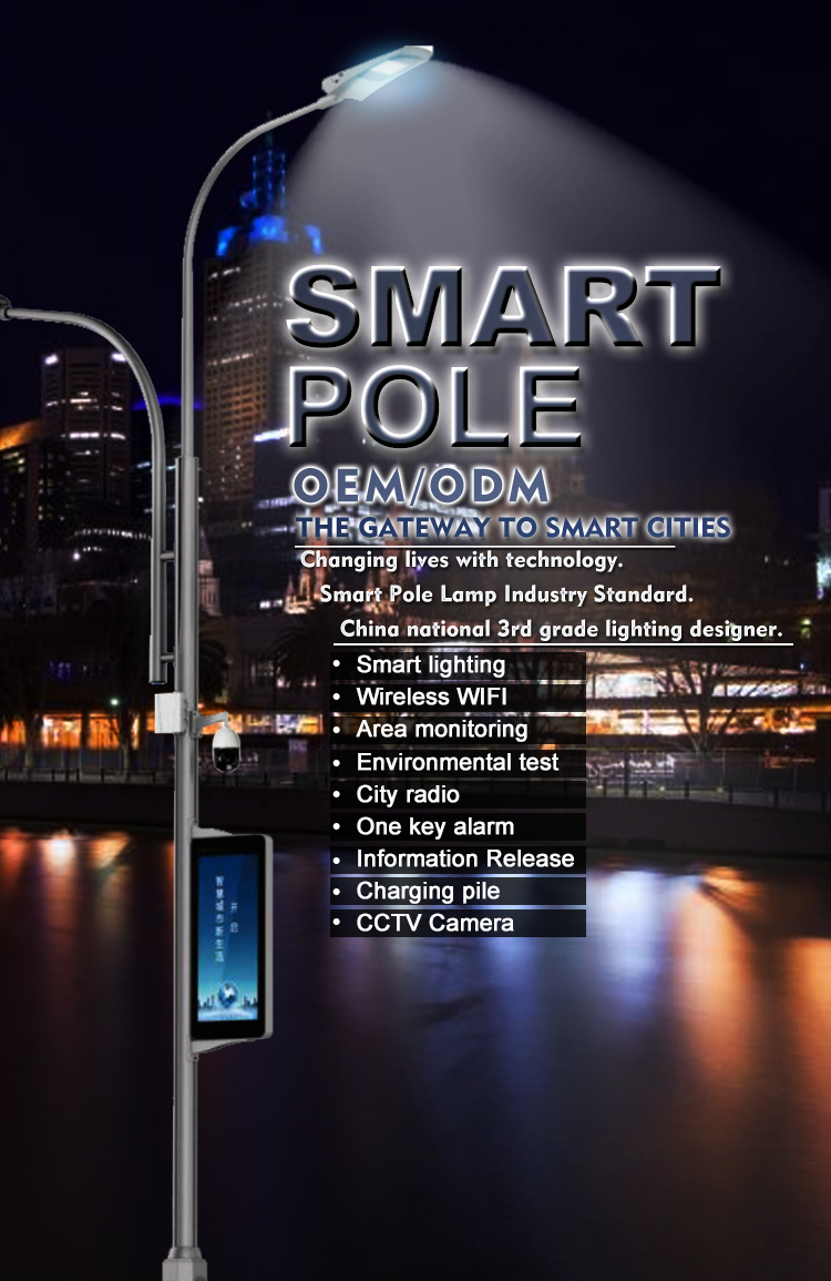 Gebosun Double-Arm Smart Light Pole