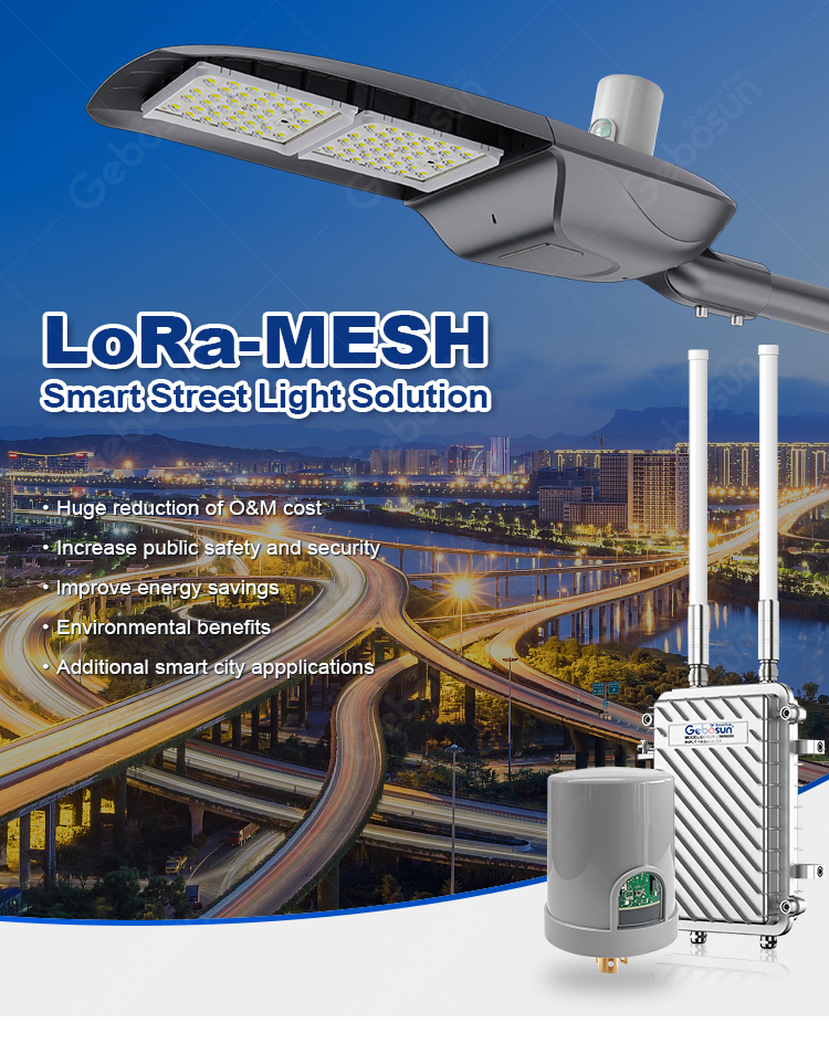Gebosun LoRa-MESH Smart Lighting Solution Core Hardware Kit