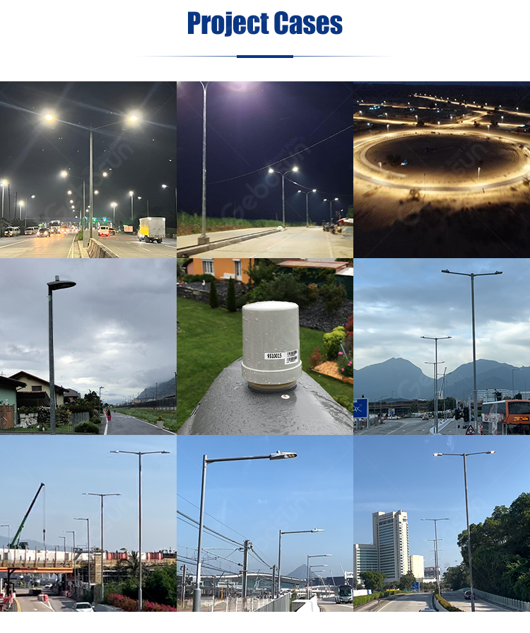 Wireless LoRa-MESH Smart Lighting Network Topology Diagram