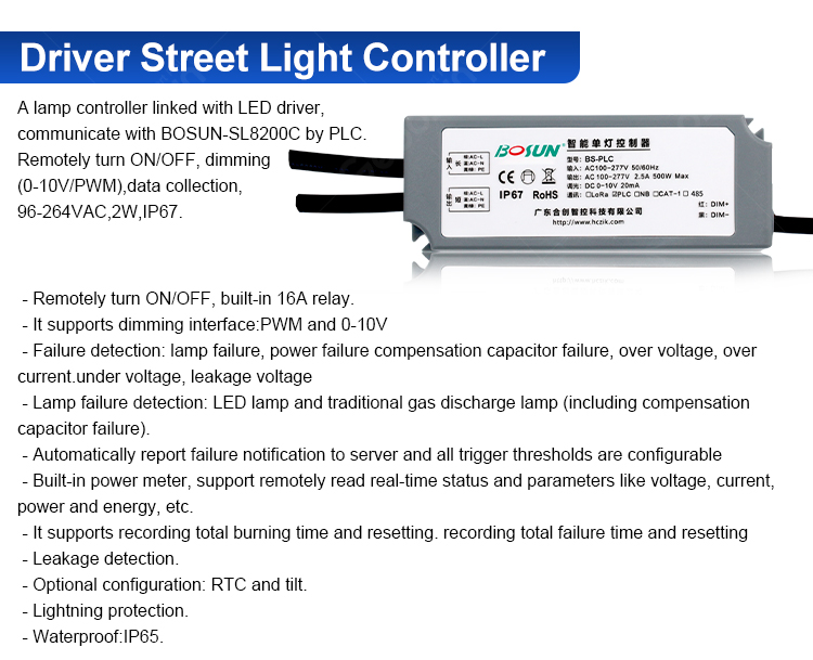 Smart Street Light Management Platform with Remote Fault Alarm and Power Statistics