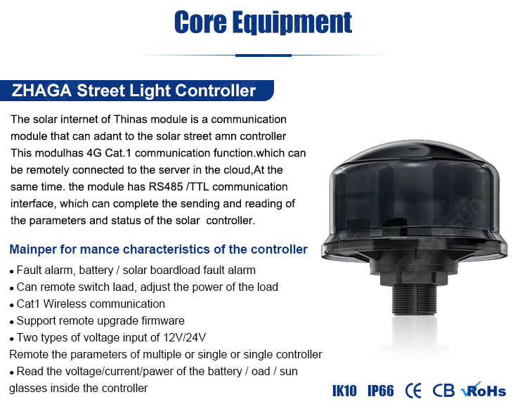 Gebosun Solar 4G LTE Smart Street Light System Overview with SCCS Platform